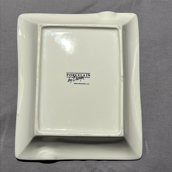 Avo Uvezian Cigar Ashtray Porcelain by Design New Orleans Black & Platinum - Picture 7 of 7